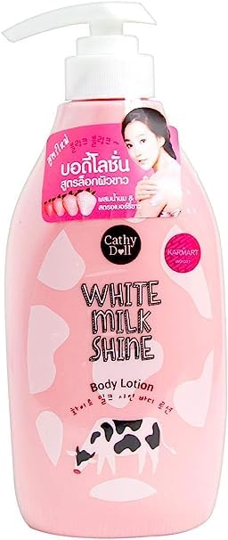 Cathy Doll Milk Shine Body Lotion - Whitening & Moisturizing Lotion for Smooth Glowing Skin | Perfect for Daily Hydration & Nighttime Skincare Routine