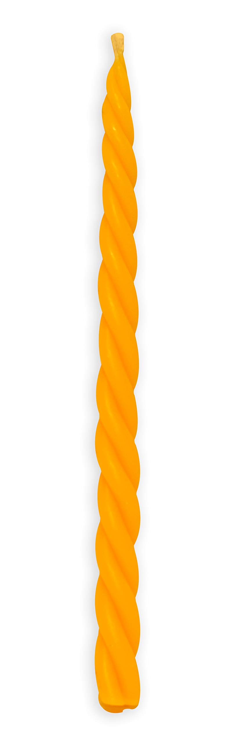 Pure Beeswax Havdalah Candle 3-Pack | Hand-Braided Shabbat Candles | Kosher Judaica Gift for Jewish Holidays | Perfect for Havdalah Ceremony, Shabbat Dinner & Home Decor