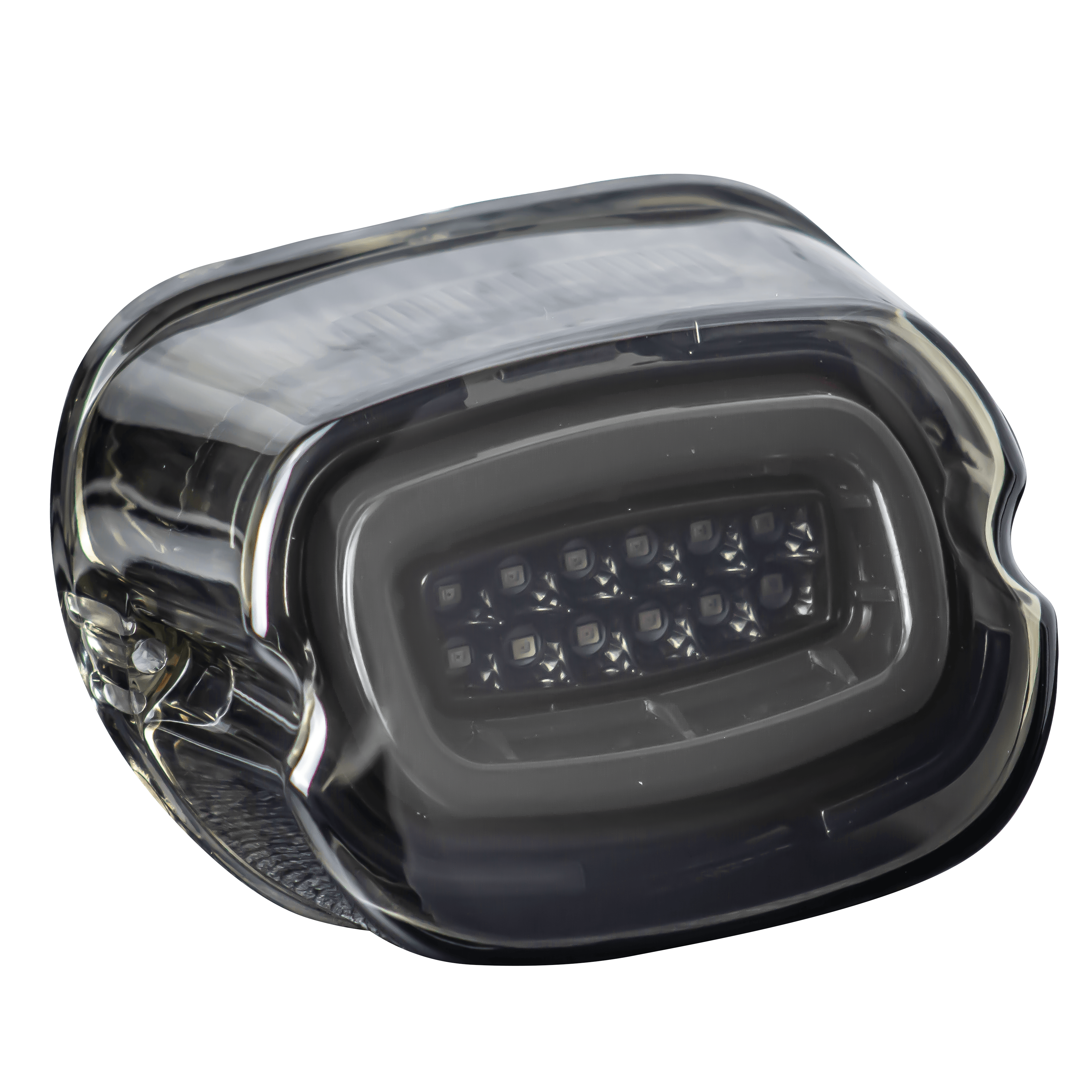 HALOS Layback LED Tail Light with Turn Signals for Harley Davidson Motorcycles - Waterproof Brake Light for Night Riding & Custom Bike Builds