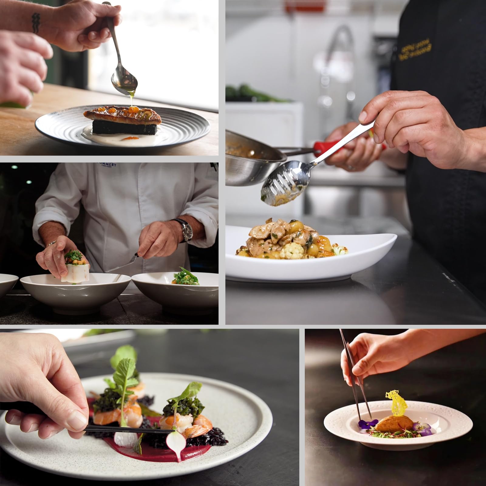 11-Piece Professional Chef Plating Tools Kit - Stainless Steel Culinary Utensils for Modernist Cuisine & Food Art - Perfect for Restaurant Chefs, Home Cooks & Food Styling