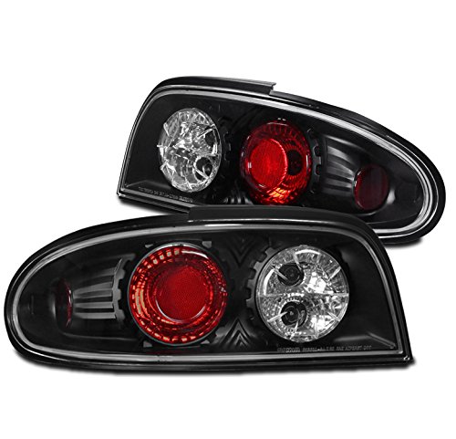 Black Tail Brake Lights Rear Lamps Compatible with 1993-1997 Nissan Altima - Enhanced Safety & Style for Night Driving & Car Customization