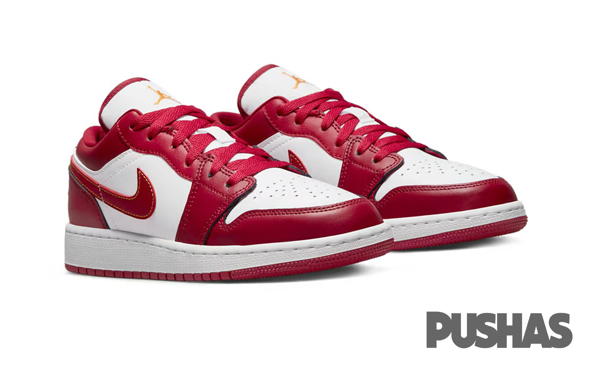 Air Jordan 1 Low 'Cardinal Red' GS Sneakers (2022) - Women's Basketball Shoes for Casual Wear & Street Fashion
