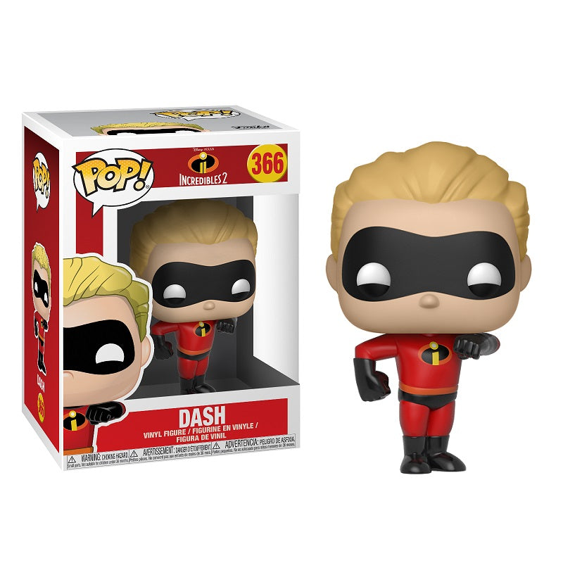 Funko Pop! Disney The Incredibles 2 Dash Vinyl Figure #366 - Collectible Toy for Disney Fans, Movie Lovers & Pop Culture Enthusiasts - Perfect for Display, Gifts & Home Decor