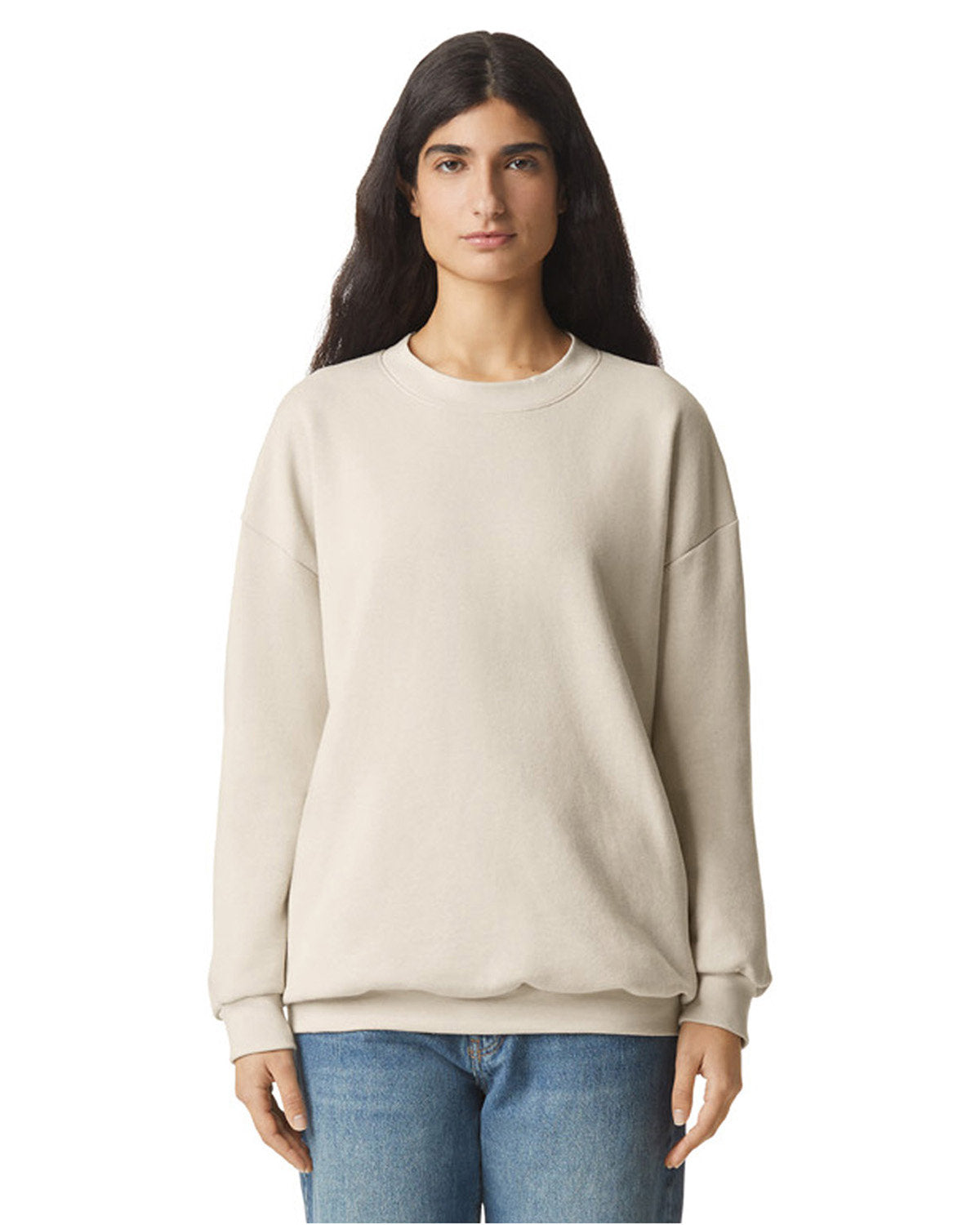 American Apparel RF496 Unisex ReFlex Fleece Crewneck Sweatshirt | Soft Cotton Blend Pullover | Casual Wear & Loungewear for Men & Women | Perfect for Everyday Comfort & Outdoor Activities