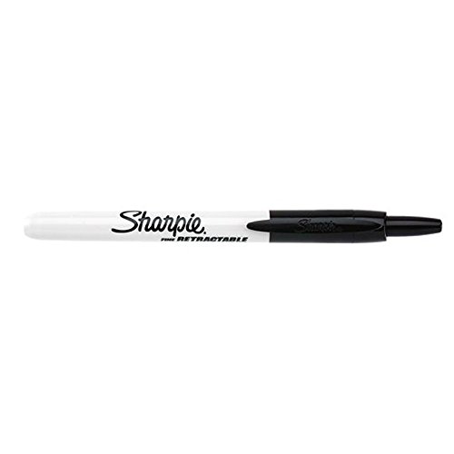 Fine Point Retractable Markers 12-Pack for Office & School Use