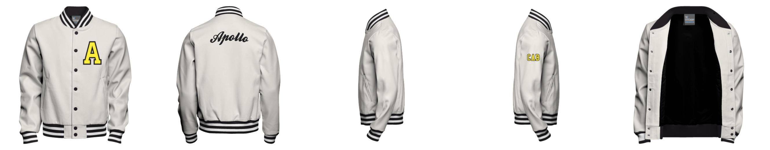 Authentic Genuine Leather & Wool Letterman Jacket for Men - Vintage Style Varsity Jacket - Perfect for High School, College & Casual Wear