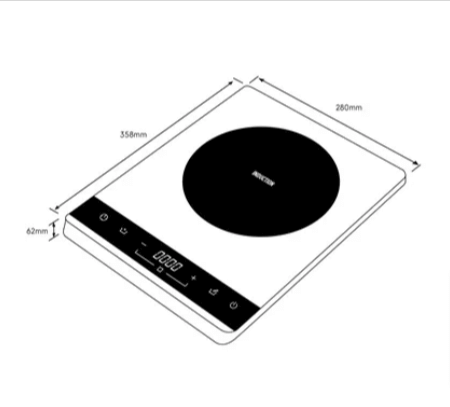 Electrolux ETD29PKB Portable Induction Cooktop - Fast Heating, Energy Efficient, 29 Inch Tabletop Stove for Home & Restaurant Cooking