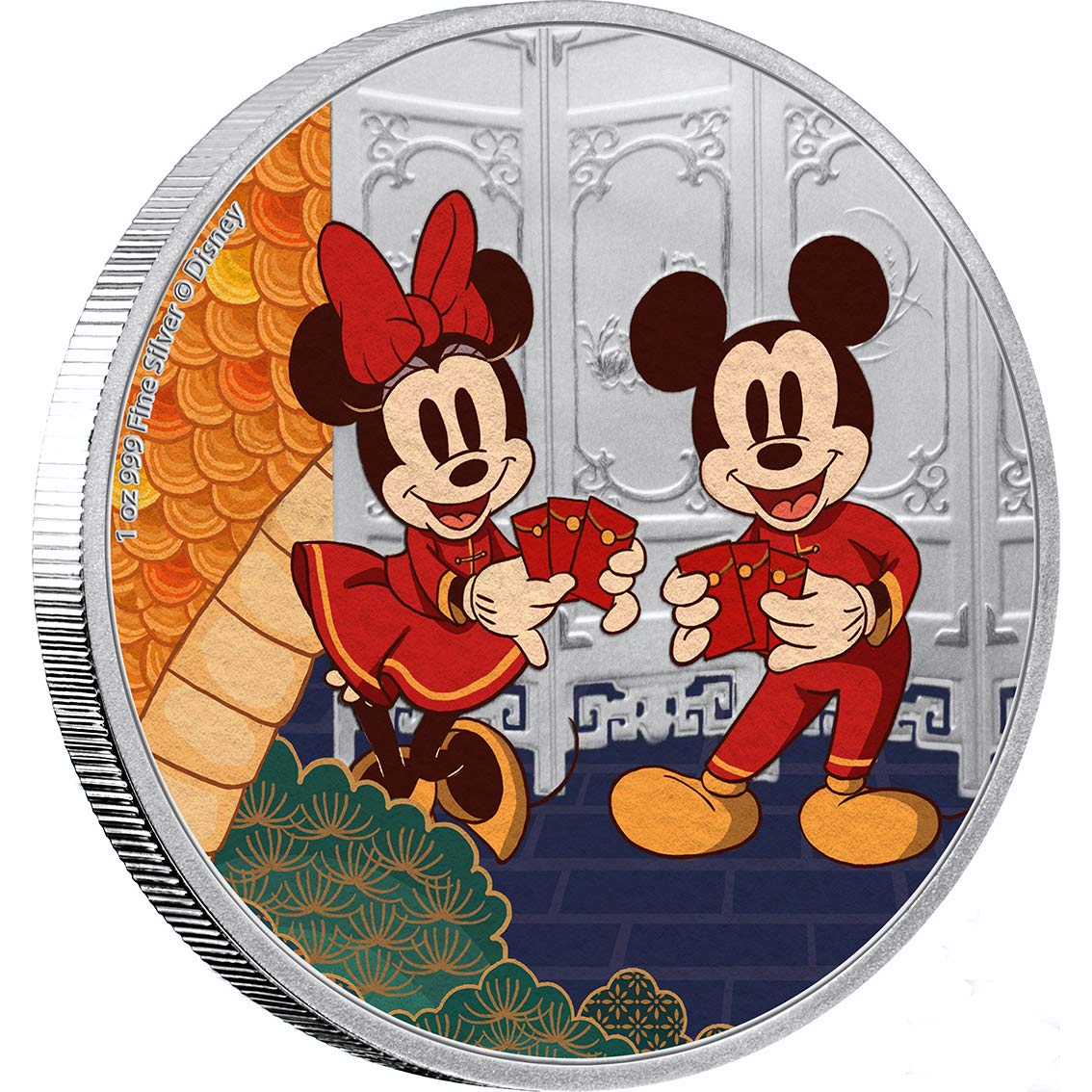 2020 NU Disney Year of the Mouse 1 oz Silver Coin $2 - Superb Gem Uncirculated - Perfect for Collectors & Disney Fans (Great Gift for Birthdays & Holidays)