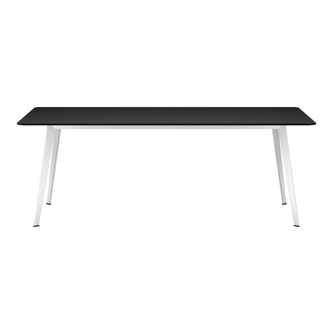 Modern Rectangular JW Dining Table - Solid Wood Kitchen Table for 6-8 People - Perfect for Family Dinners & Entertaining Guests