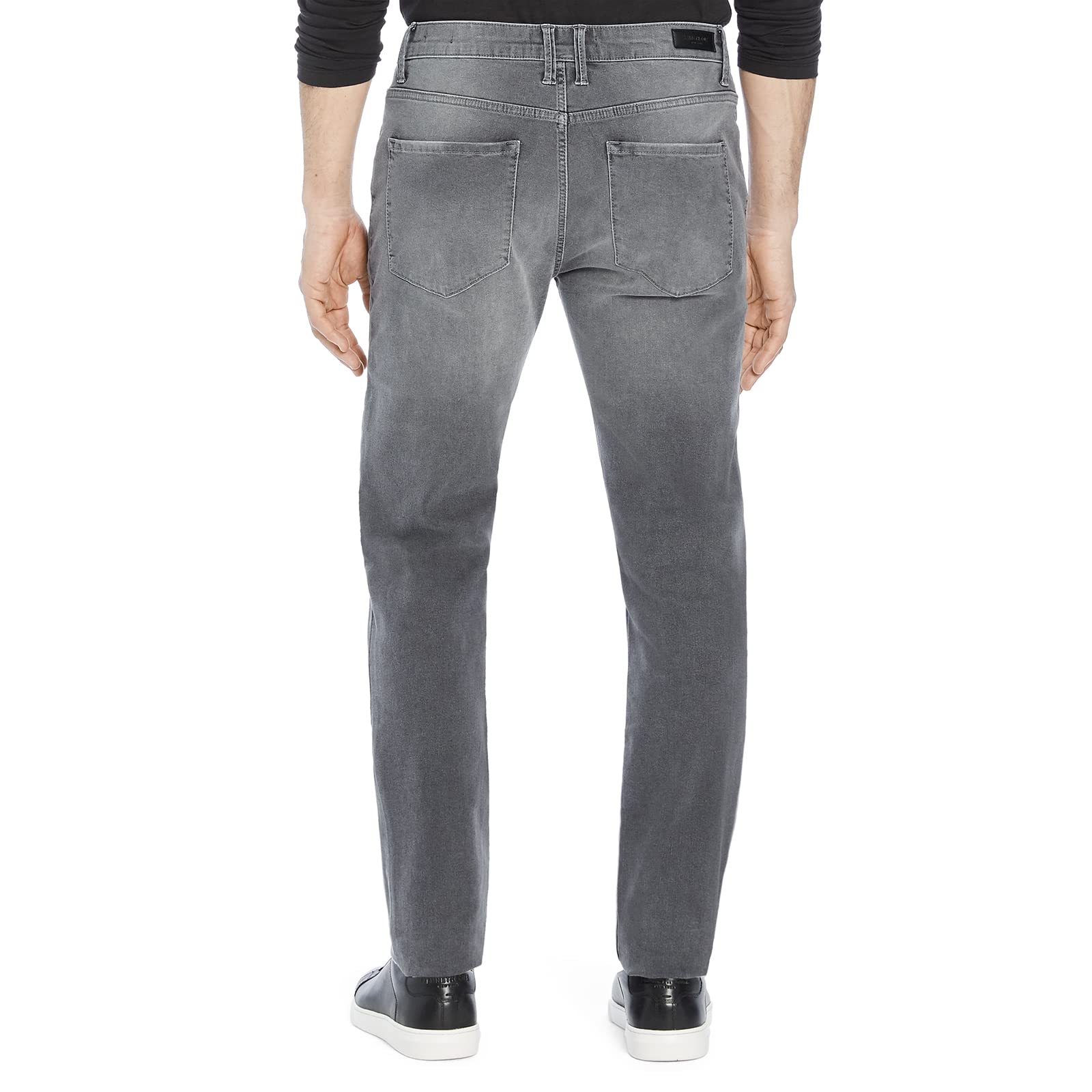 Kenneth Cole Men's Slim Fit Stretch Jeans with Repreve Recycled Polyester | Comfortable & Stylish Denim Pants for Casual Wear & Office Outfits