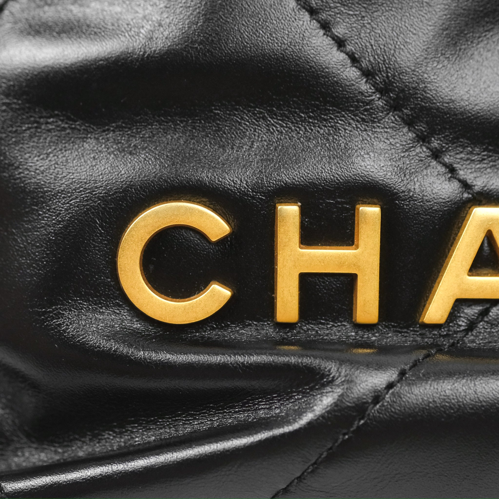 Chanel 22 Mini Bag Black Shiny Crumpled Calfskin Leather Crossbody Purse for Women | Luxury Designer Handbag for Date Night & Evening Events