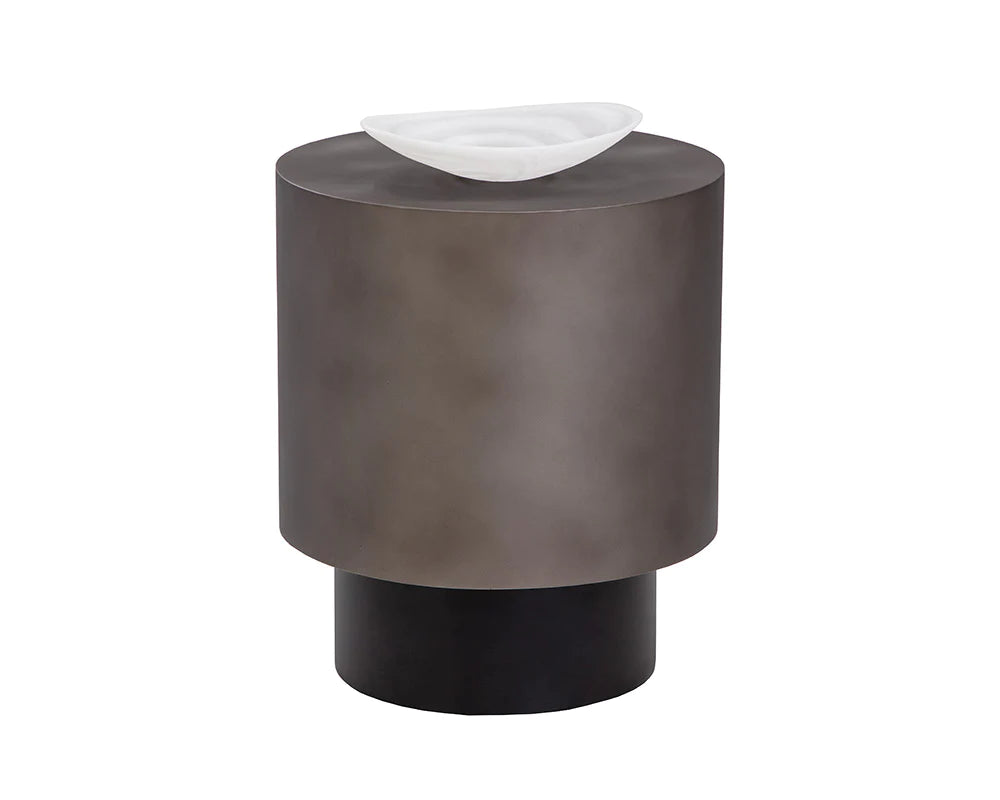Bernaby End Table - Modern Nightstand with Storage Shelf, Small Side Table for Bedroom, Living Room, and Office - Perfect for Lamps, Books, and Decor