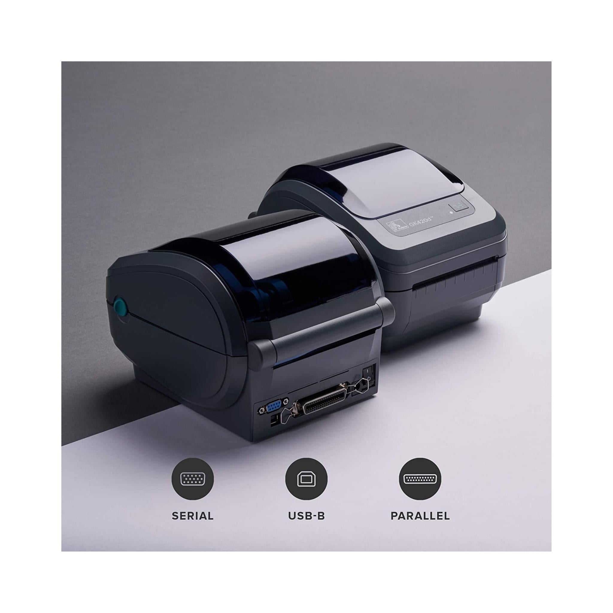 Zebra GK420D Direct Thermal Label Printer for Shipping, Barcode, and Receipt Printing - Perfect for E-commerce, Warehousing, and Retail Businesses