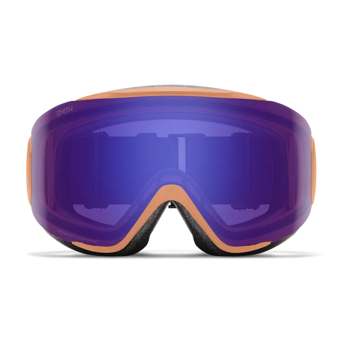 Smith Moment Goggle 2025 - Premium Ski & Snowboard Goggles with Anti-Fog Lens for Men & Women - Perfect for Winter Sports, Snowboarding & Outdoor Adventures