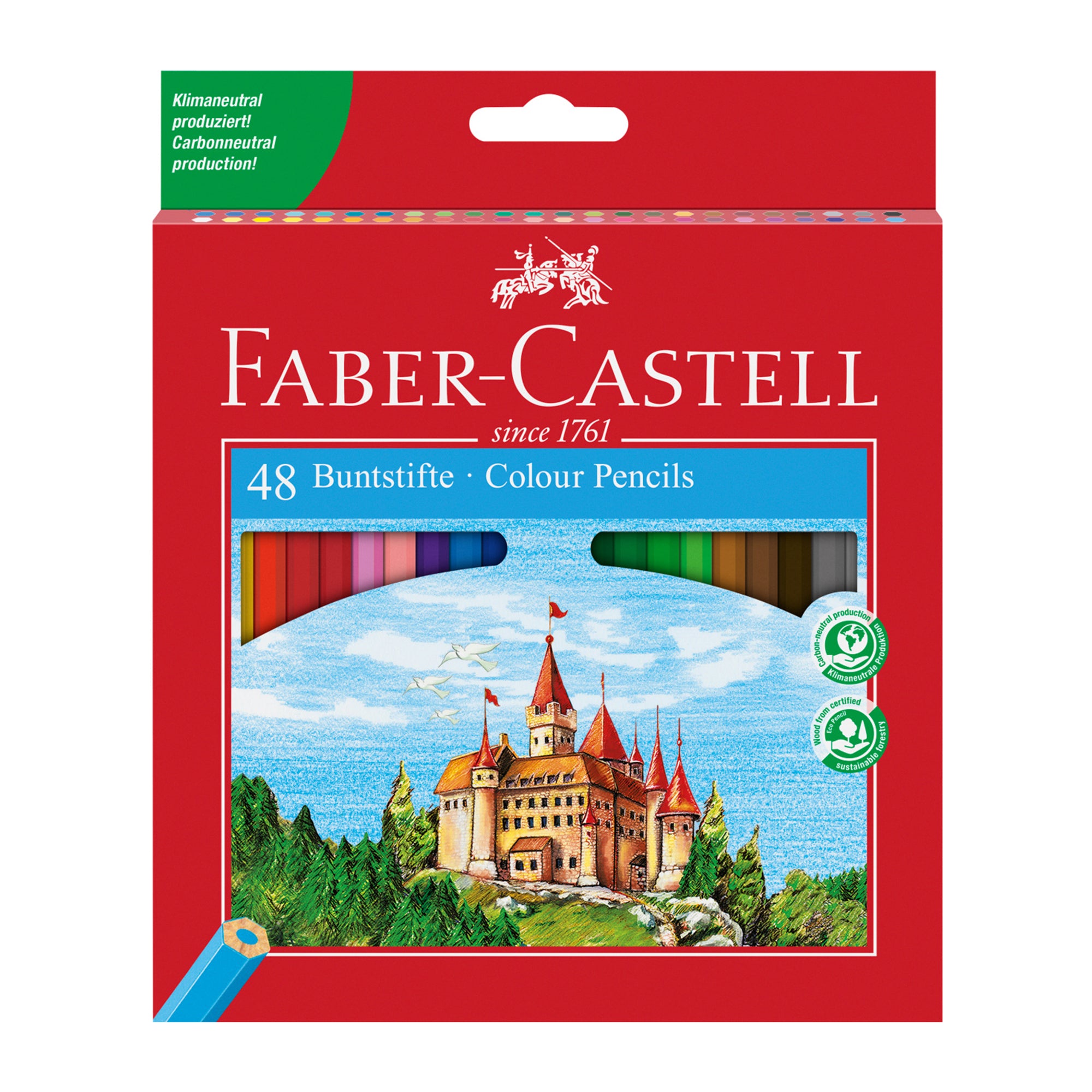 48 Pack Classic Colored Pencils for Artists & Students - Premium Quality, Vibrant Colors for Drawing, Sketching & Coloring Books