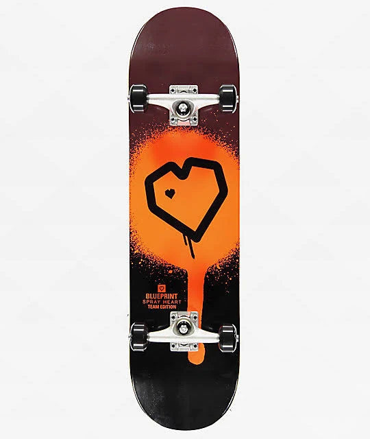 Blueprint Home Heart Complete (Black/Orange) 8.25