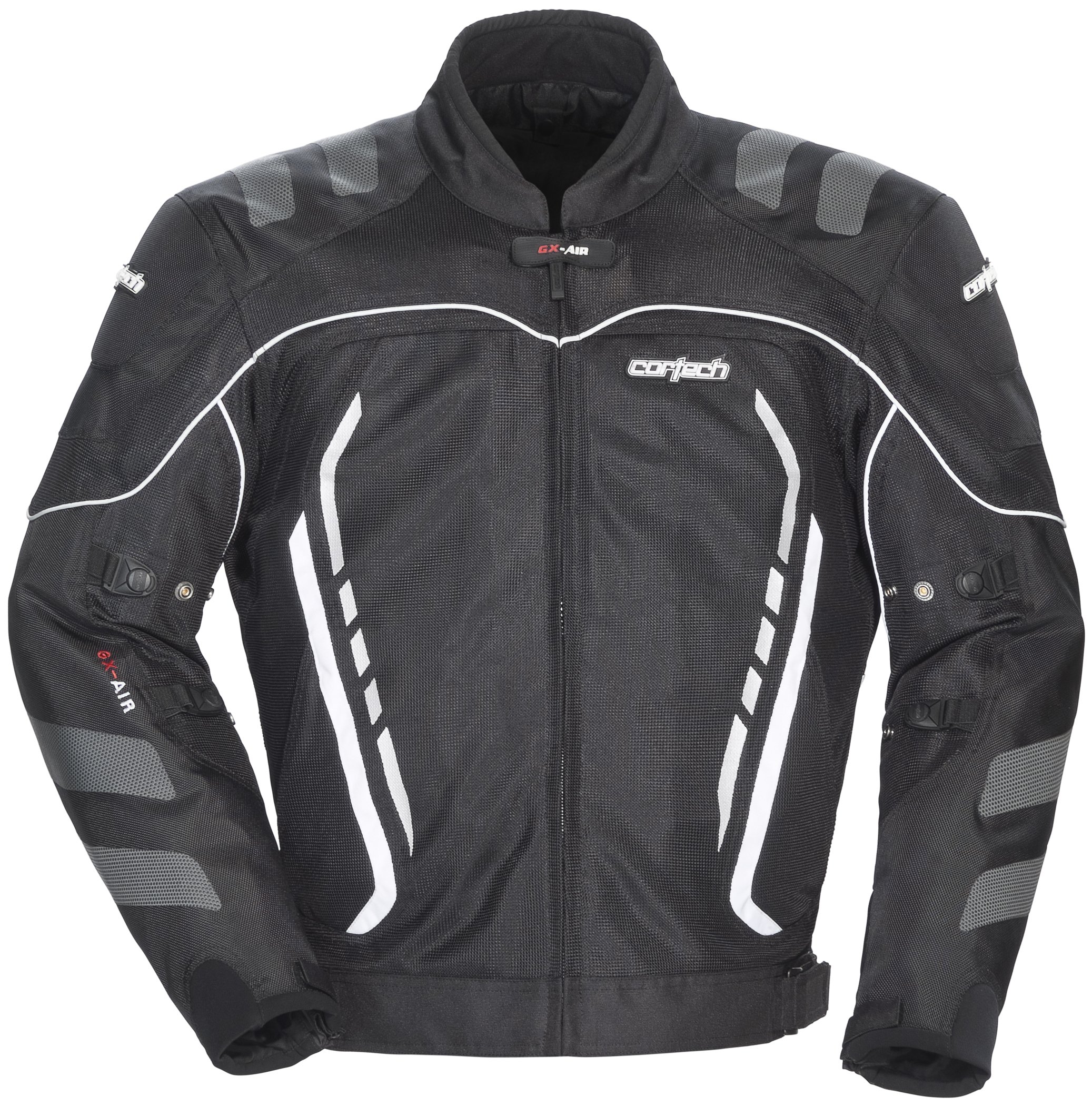 Cortech GX Sport Air 3.0 Men's Textile Motorcycle Jacket for Street Racing - Black/Small | Breathable & Protective Riding Gear for Summer Commuting & Long-Distance Tours