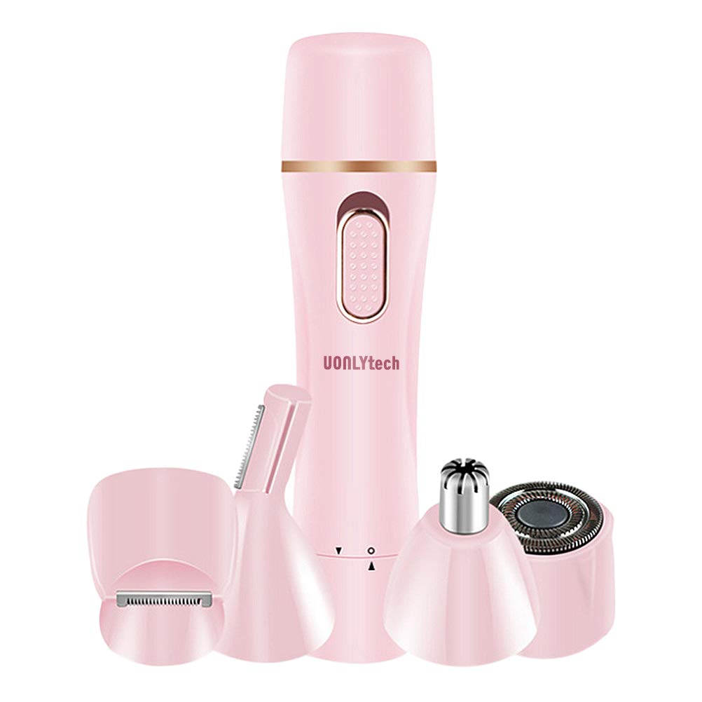 Uonlytech Women's Electric Hair Removal Device - Painless Facial & Body Hair Remover, Eyebrow Shaper, Bikini Trimmer - Perfect for Smooth Skin at Home, Travel & Salon Use