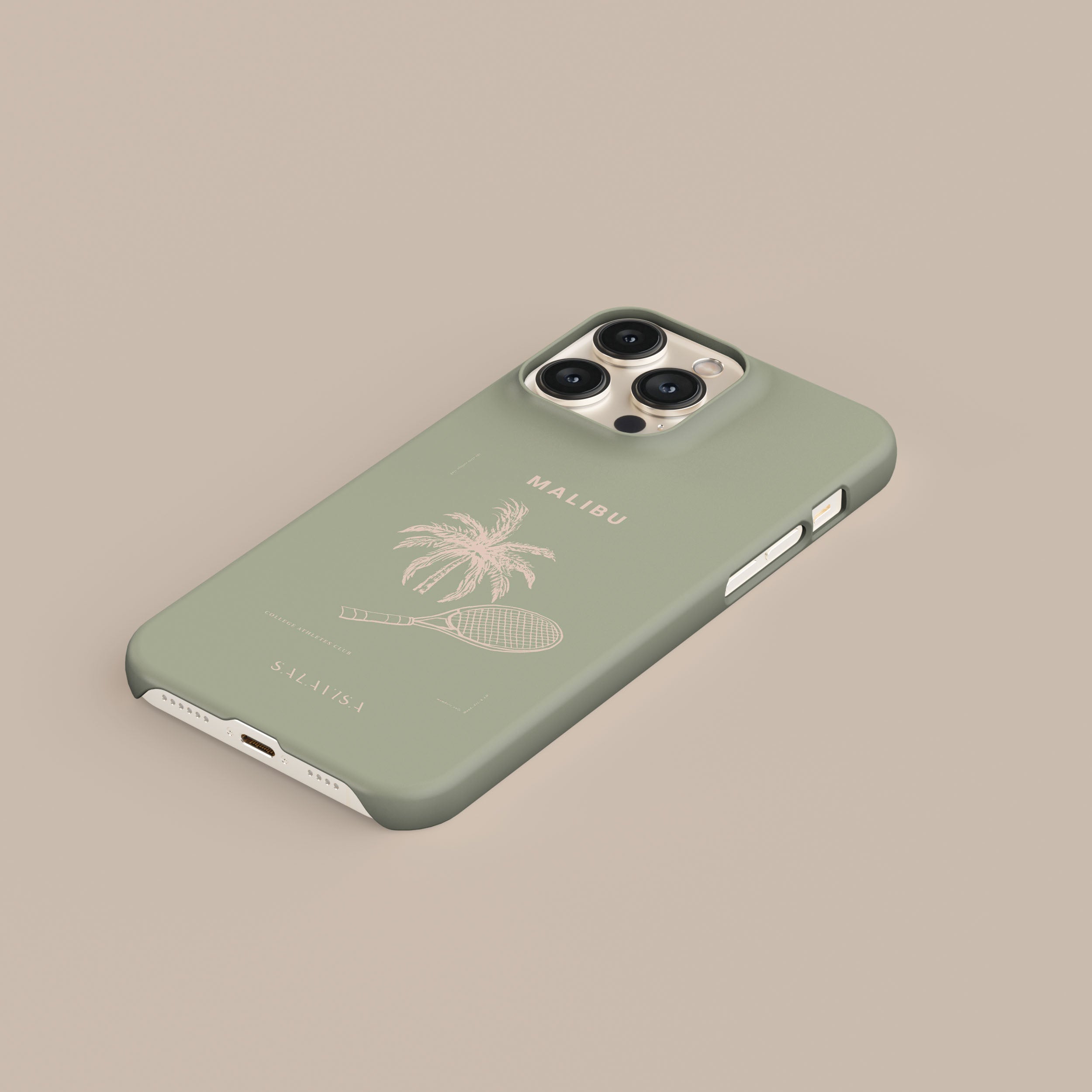 Green Mint Malibu Phone Case - Durable Protective Cover for iPhone & Android | Perfect for Beach, Travel & Outdoor Adventures