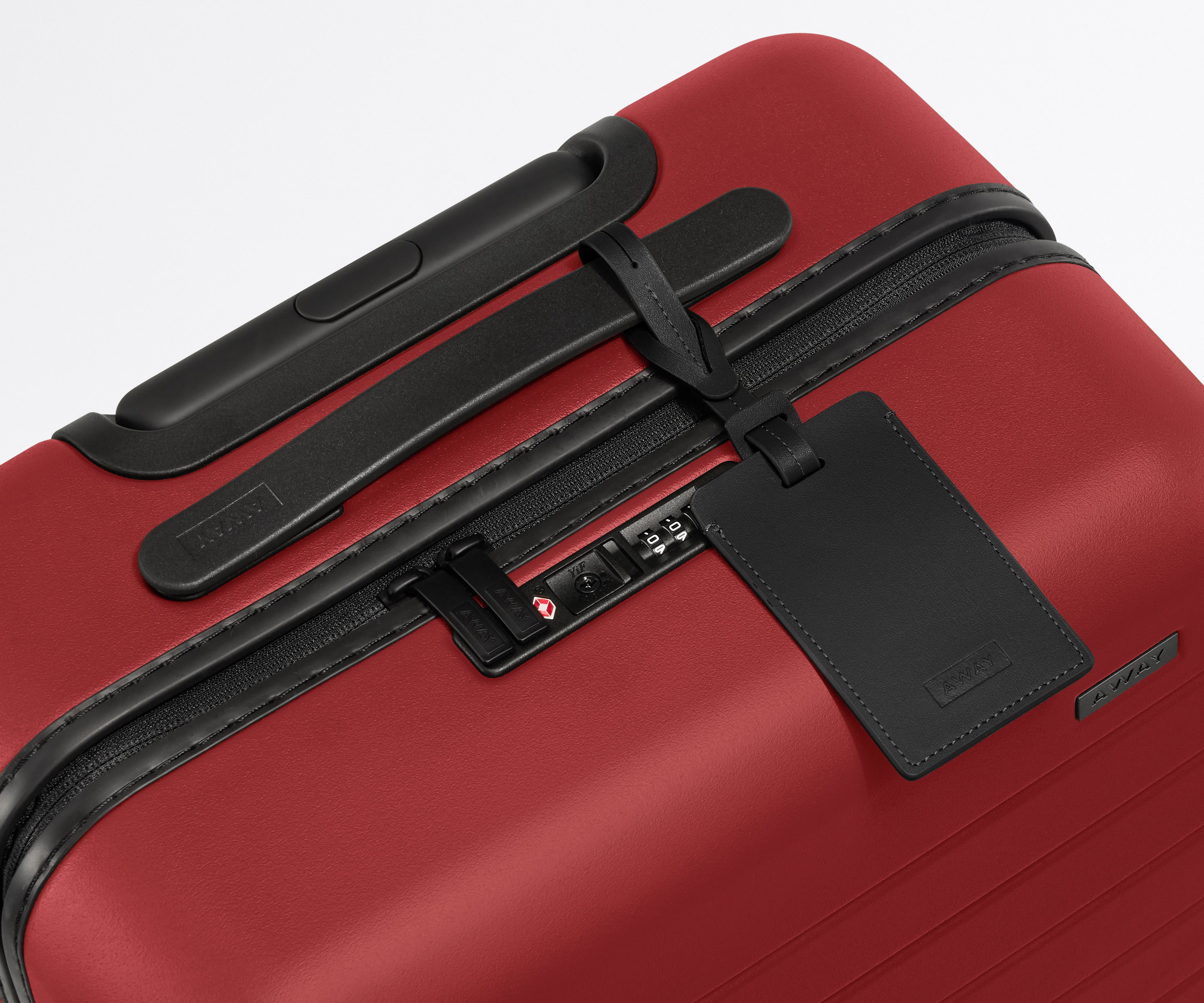 Tango Red Carry On Luggage - Lightweight & Durable Suitcase for Air Travel, Weekend Getaways & Business Trips | Perfect for Airlines & Commuters