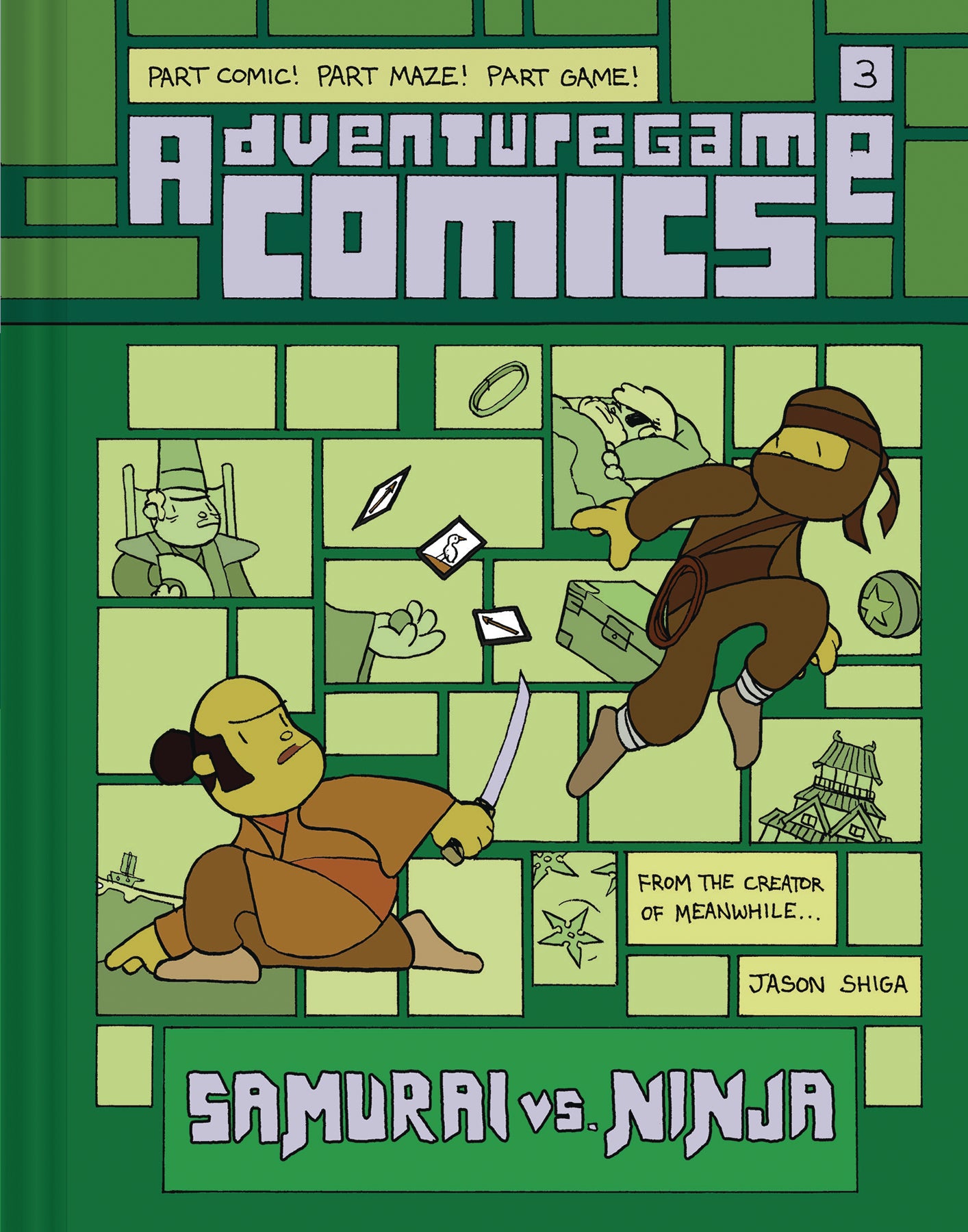 Adventuregame Comics Vol. 03: Samurai Vs Ninja | Action-Packed Manga Graphic Novel | Perfect for Comic Collectors & Manga Enthusiasts | Great Gift for Anime Fans