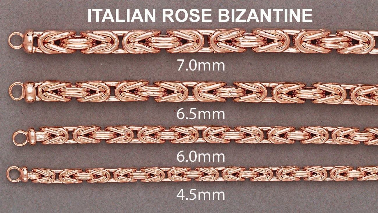 14K Rose Gold Byzantine Bracelet for Women - Elegant Handmade Jewelry Gift for Her, Perfect for Weddings, Anniversaries & Special Occasions