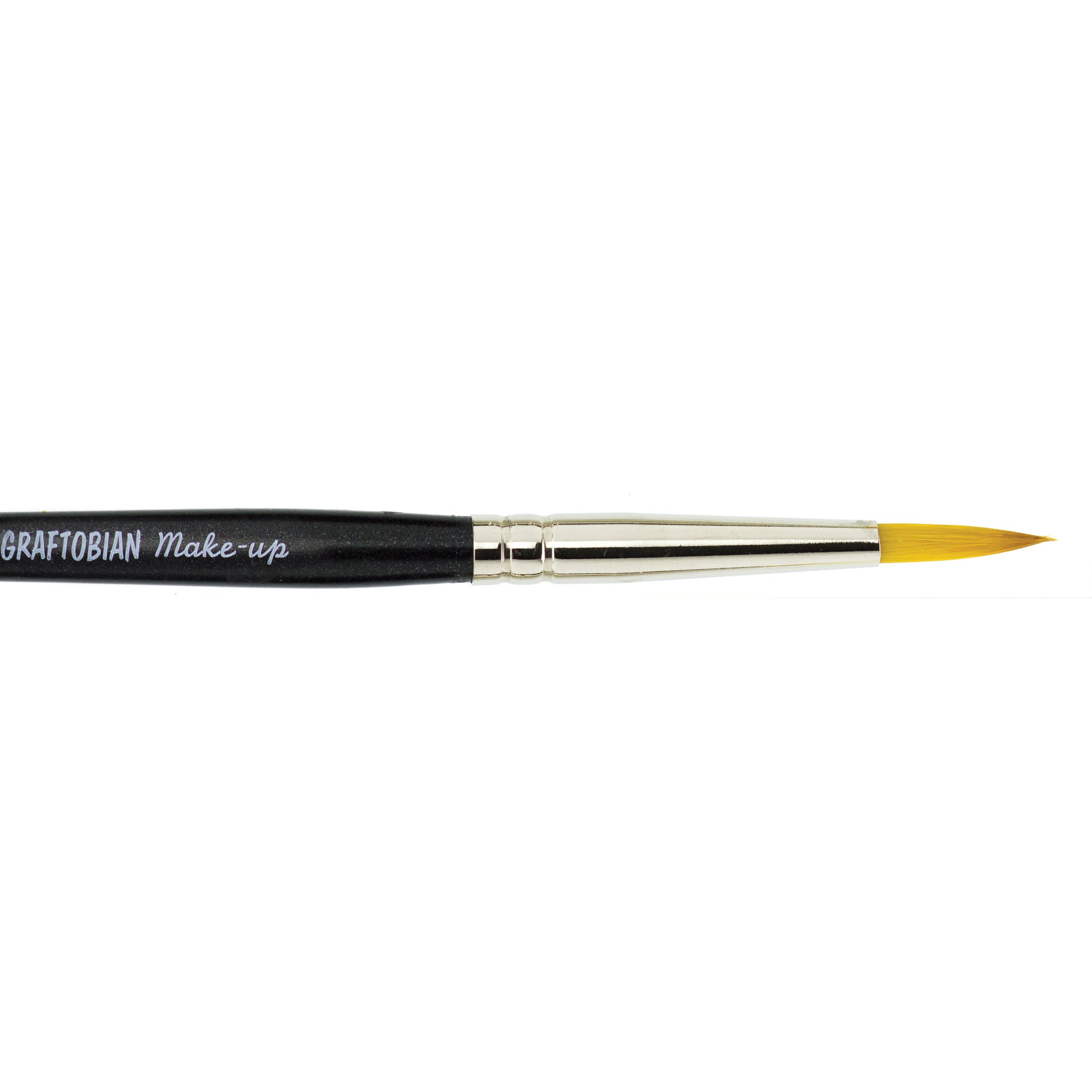 Graftobian Professional Makeup Brush #4 Round - High-Quality Synthetic Bristles for Flawless Foundation & Concealer Application | Perfect for Makeup Artists & Beauty Enthusiasts