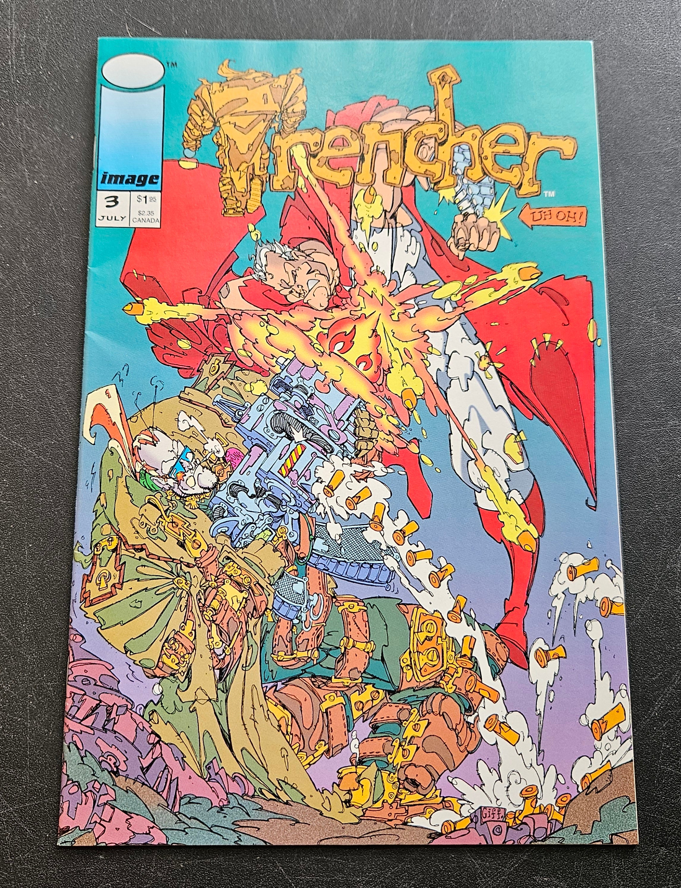 Trencher Vol. 1 #3 July 1993 Image Comics - Rare Vintage Comic Book for Collectors & Fans | Perfect for Comic Book Collections, Gifts & Display