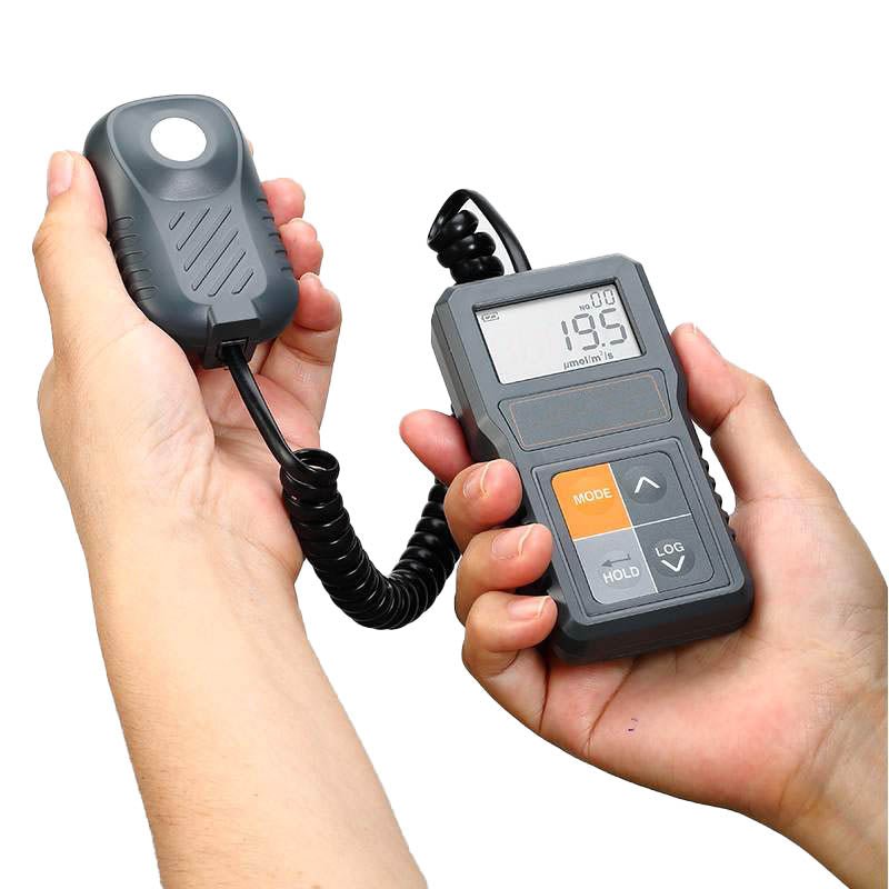Detachable Full Spectrum PAR Meter - Accurate Photosynthetically Active Radiation Measurement for Hydroponics, Greenhouse & Indoor Plant Growth