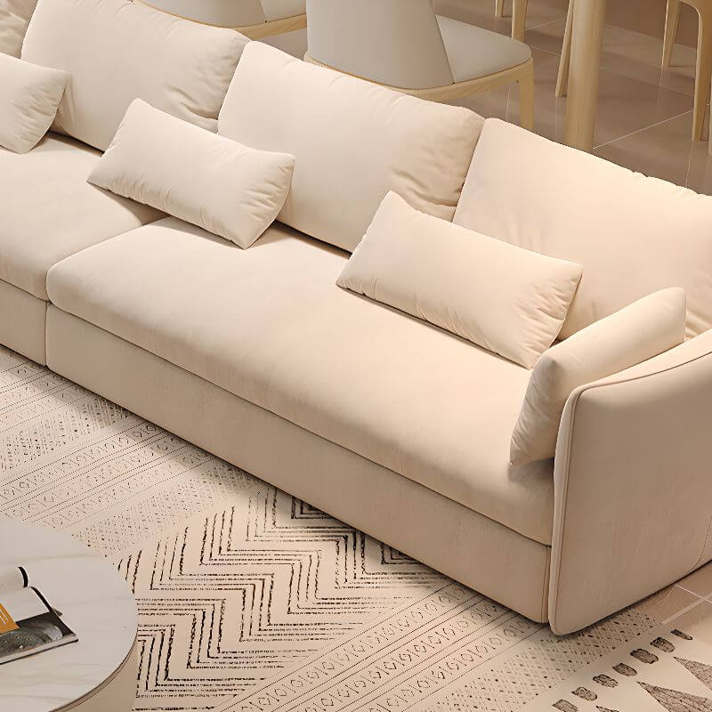 5-Piece L-Shaped Corner Sectional Sofa Set with Left-Hand Facing & Concealed Support - Perfect for Living Room, Family Room, or Home Theater Seating