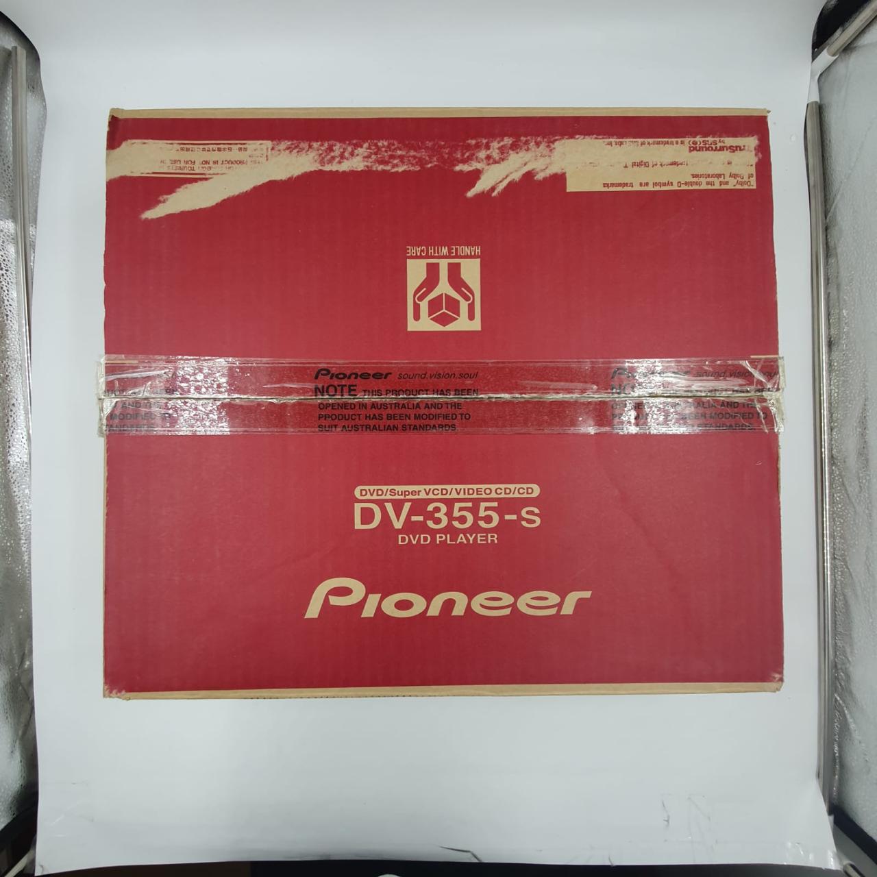 Pioneer DV-355S DVD Player with Remote Control & AV Cables - Compact Home Theater Entertainment for Movies, Music & Gaming