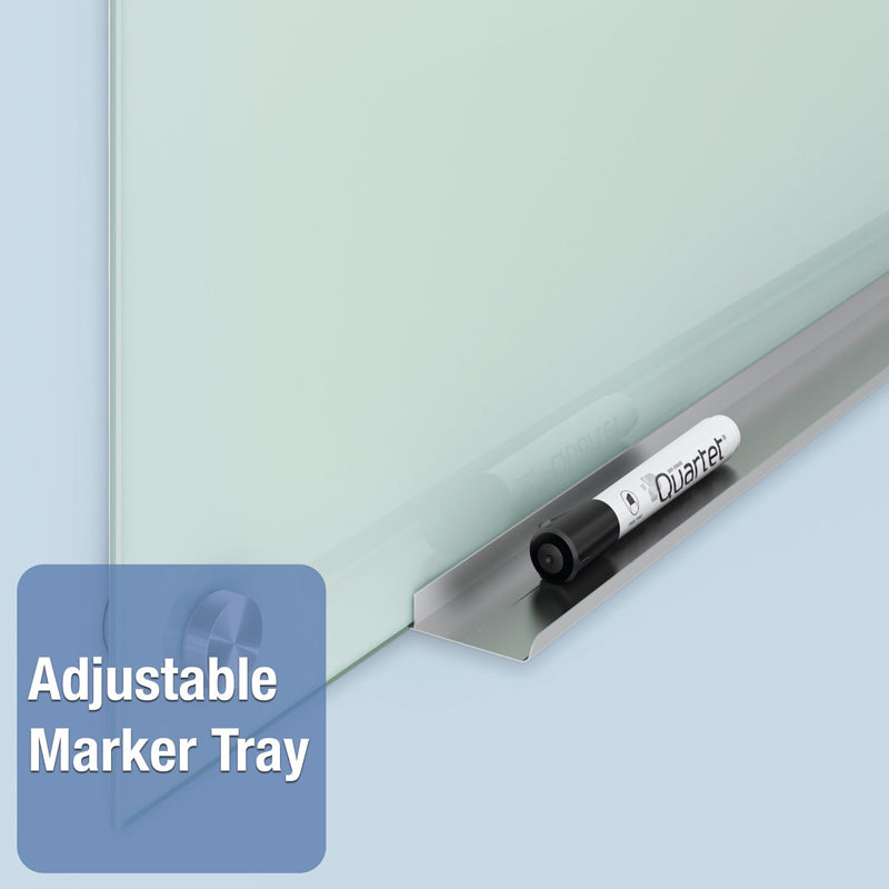 Magnetic Dry Erase Board - Whiteboard Glass Surface for Office, Classroom & Home - 36x24 Inches Wall Mountable Glass Whiteboard with Marker & Eraser Included