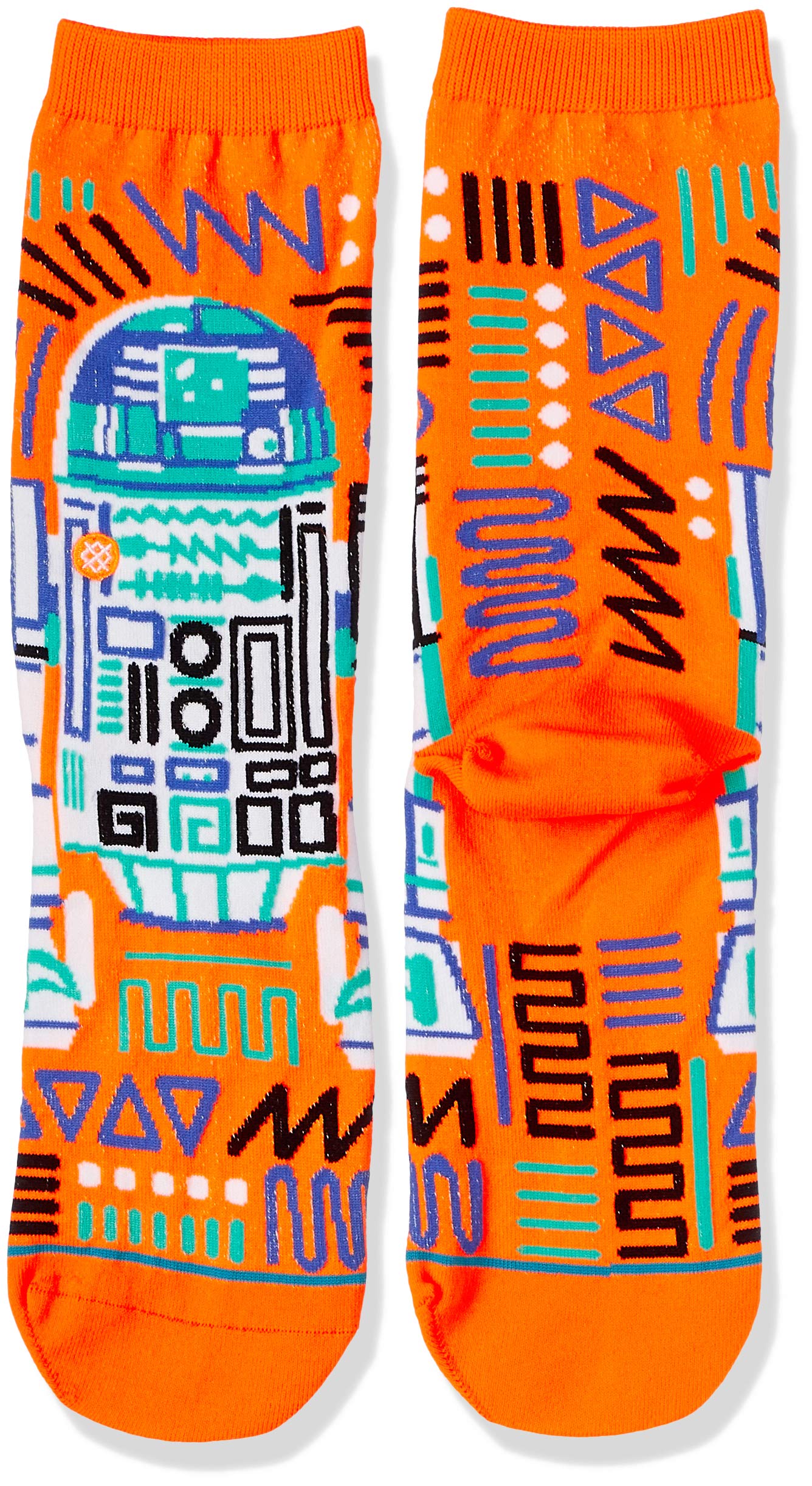 Stance Kids Boys' Probability Socks - Toddler/Little Kid/Big Kid Sizes - Orange MD (11 Little Kid - 1 Little Kid Shoe Size) - Comfortable Athletic Socks for Running, Basketball & Everyday Wear