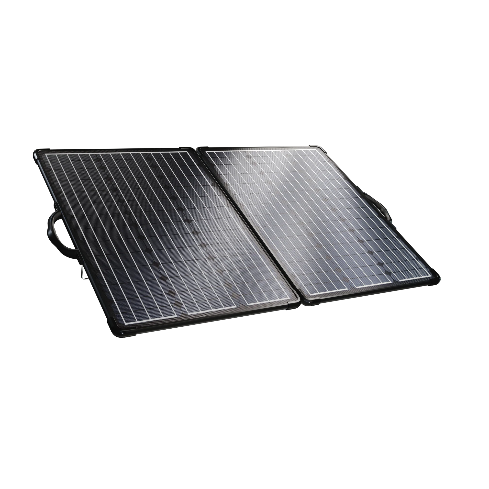 ACOPOWER 120W Portable Solar Panel Kit with 20A Charge Controller - Lightweight Foldable Briefcase Design for Camping, RV, and Emergency Power Supply