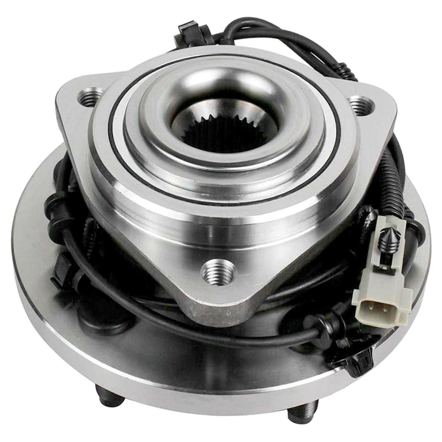 Jeep Commander & Grand Cherokee Front Wheel Bearing and Hub Assembly 5-Lug w/ABS - 4WD Compatible (2-Piece Set) - Perfect for Off-Roading, Daily Commuting & Vehicle Maintenance