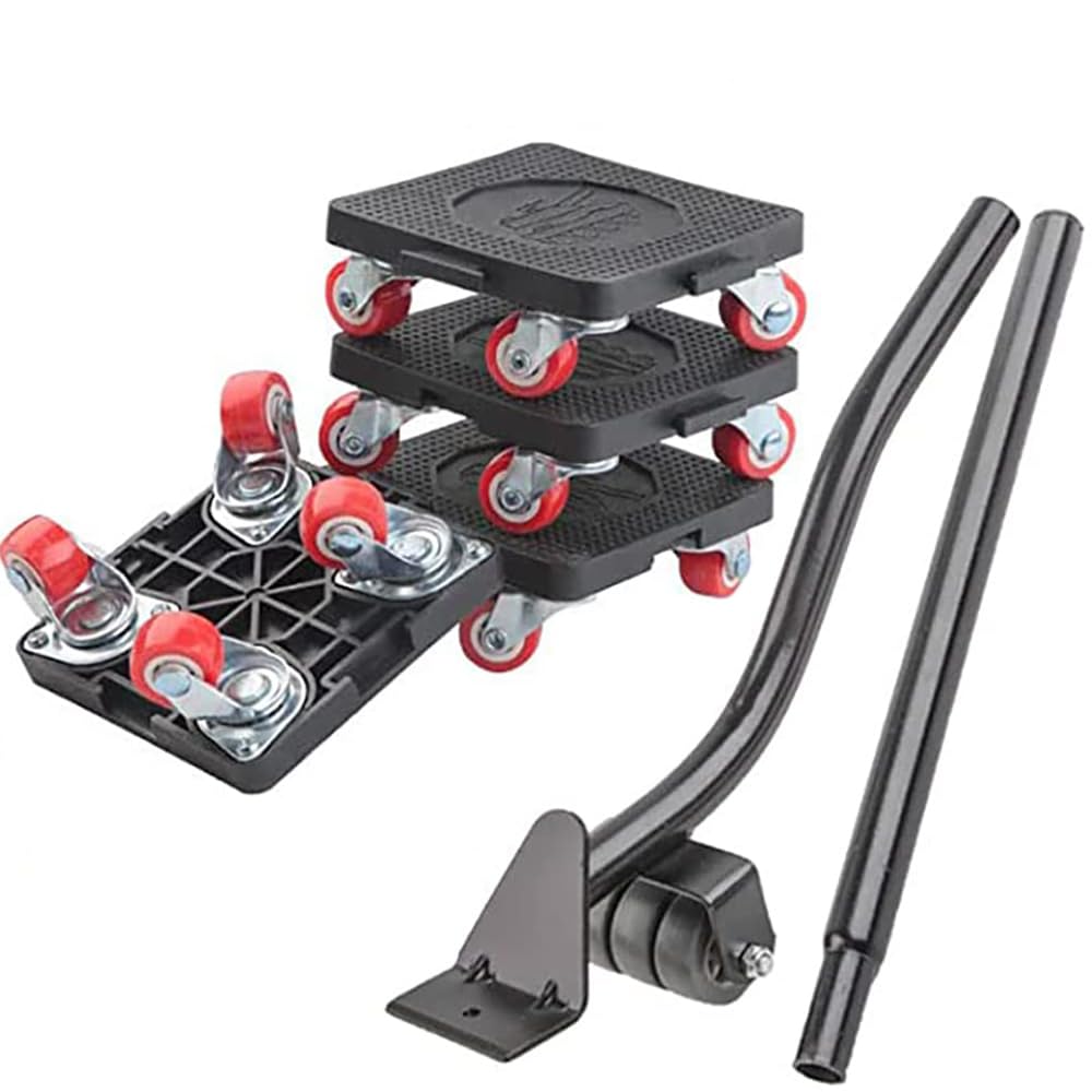 Heavy Duty Furniture Dolly with 360° Swivel Wheels - Furniture Mover & Lifter for Sofa, Refrigerator, Cabinet - Perfect for Home Moving, Warehouse & Office Relocation
