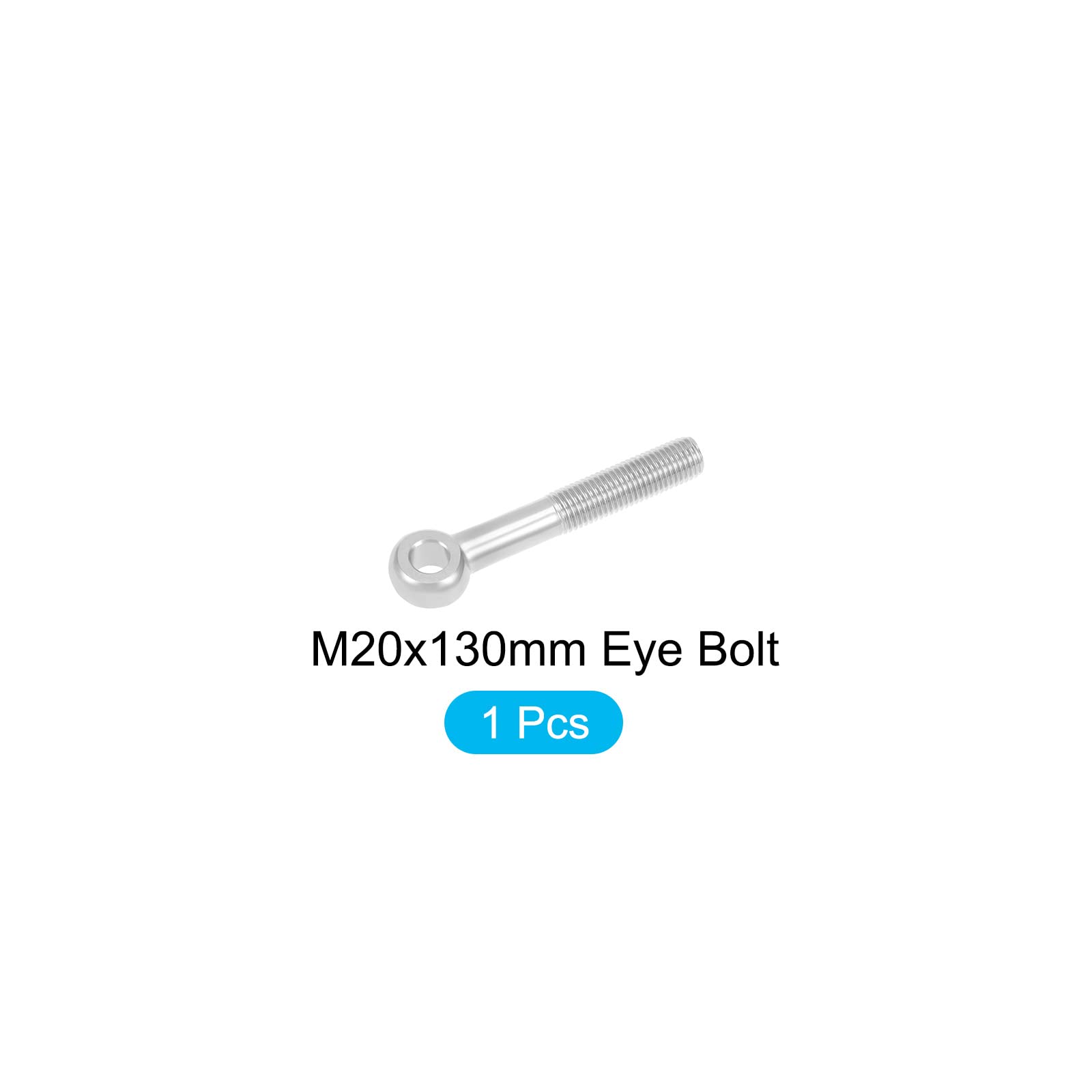 Stainless Steel Eye Bolt M20x130mm - for Home Renovation & Valves