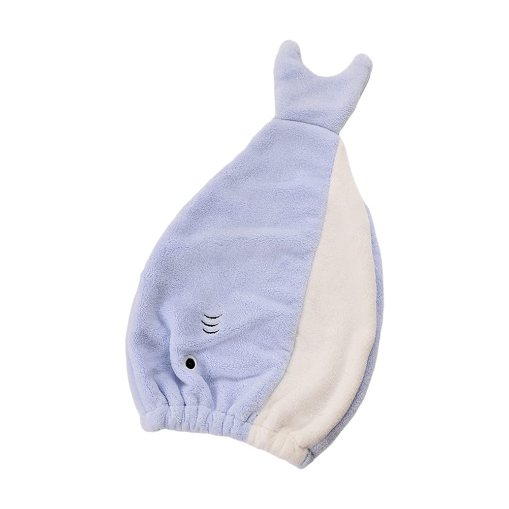 Uonlytech Women's Quick Dry Hair Cap - Polyester Small Fish Towel for Shower & Travel