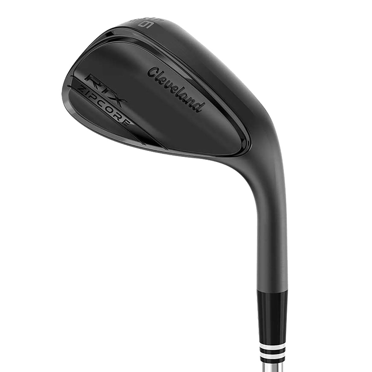 Cleveland RTX Zipcore Black Satin Wedge Golf Club - High Performance Wedge for Short Game Precision | Perfect for Approach Shots, Chipping & Bunker Play