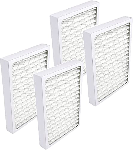 Nispira HEPA Filter Replacement 4-Pack for Hunter 30928 HEPAtech Air Purifiers - Compatible with Hunter Air Purifier Models - Improves Indoor Air Quality for Allergies, Dust & Pet Dander - Perfect for Bedrooms, Living Rooms & Offices