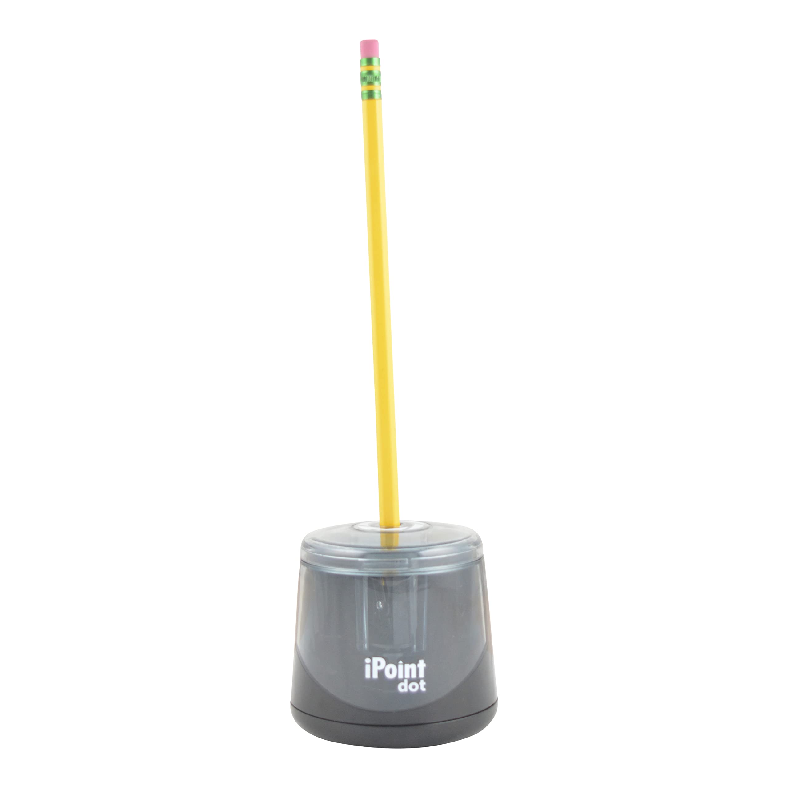 Westcott iPoint Dot Battery Pencil Sharpener - Portable Electric Sharpener for School, Office & Art Supplies (Model 17553) | Perfect for Classrooms, Homework & Crafting Projects