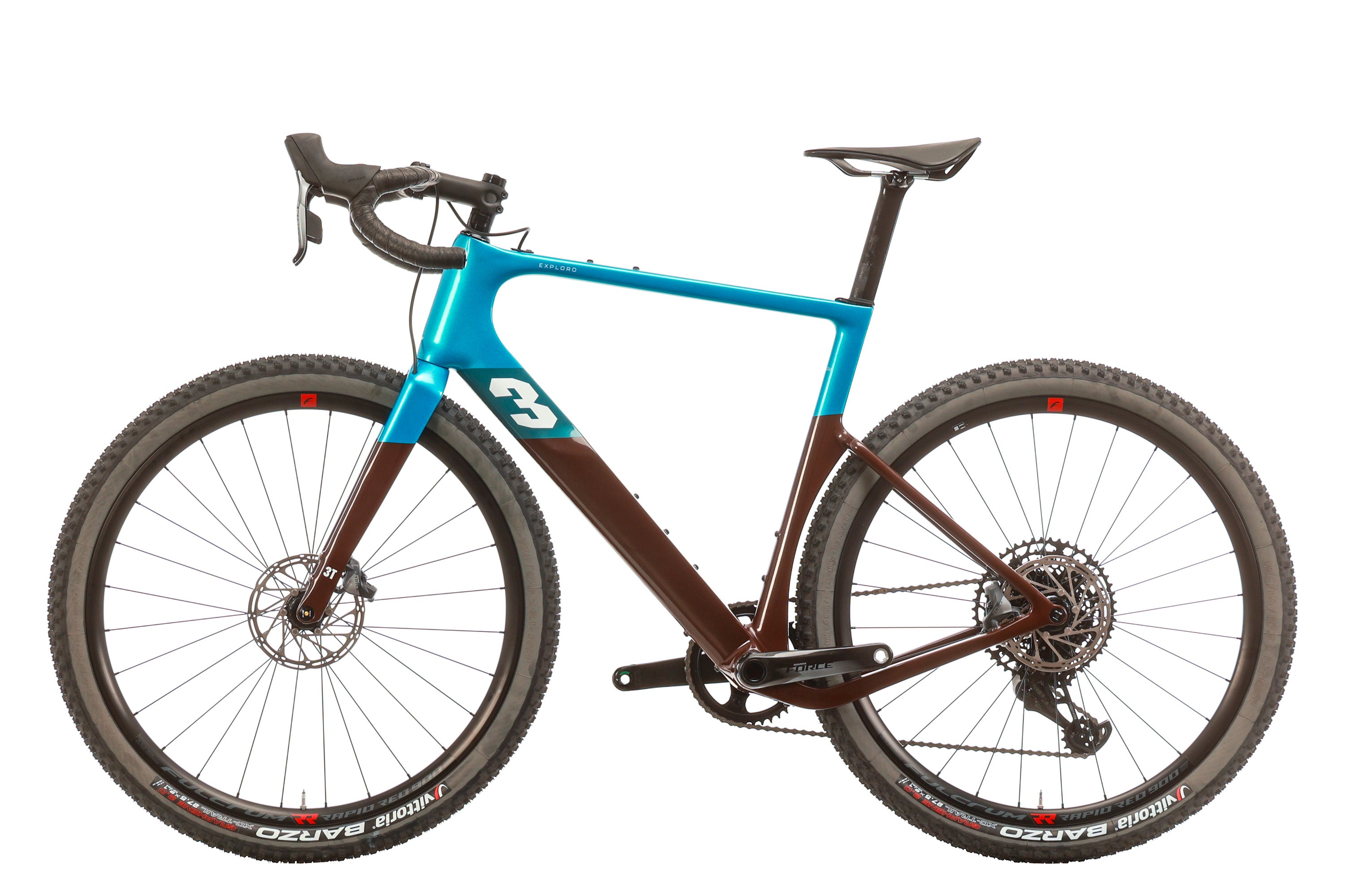 2023 3T Exploro RACEMAX Eagle AXS Gravel Bike - 56cm Carbon Frame, 1x12 Drivetrain | Perfect for Adventure Racing, Bikepacking & Off-Road Cycling