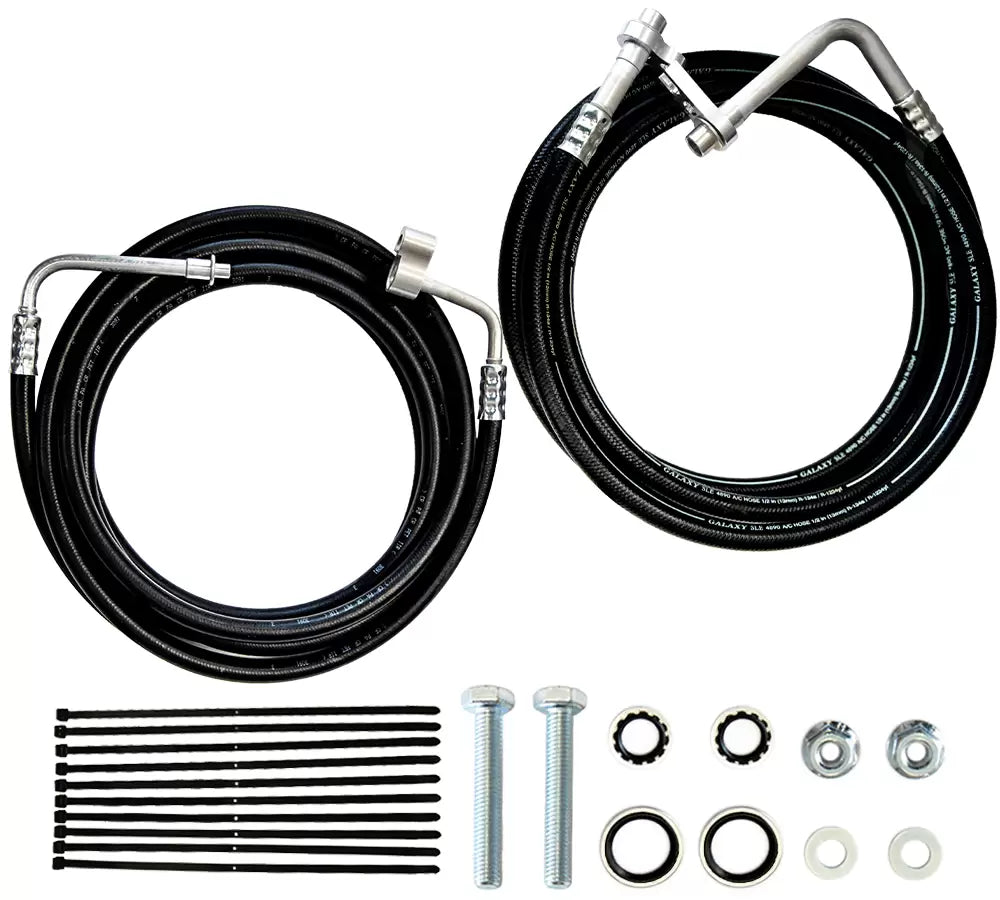 Rear AC Line Set for 2007-2014 Chevy Tahoe, GMC Yukon & Cadillac Escalade - Replacement AC Refrigerant Lines - Perfect for AC System Repairs & Maintenance