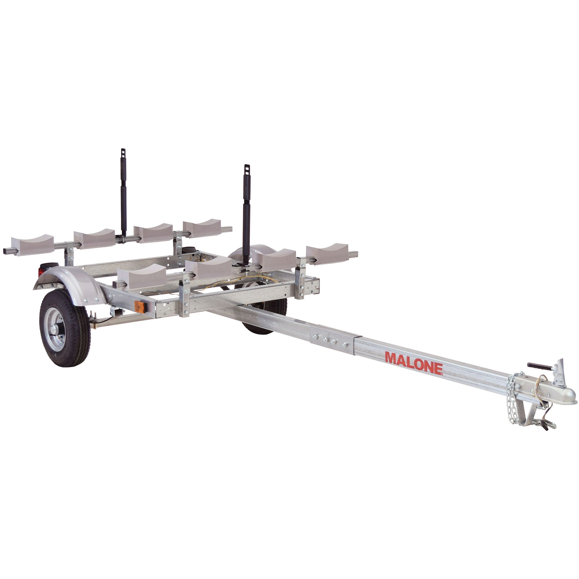 Malone EcoLight 4 Boat Stacker Kayak Trailer Package MPG586XL - Heavy Duty Aluminum Kayak & Canoe Carrier for Secure Transport - Perfect for Road Trips, Camping & Water Sports Adventures