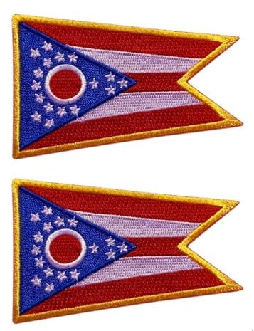 Ohio State Flag Tactical Patch - 3.0