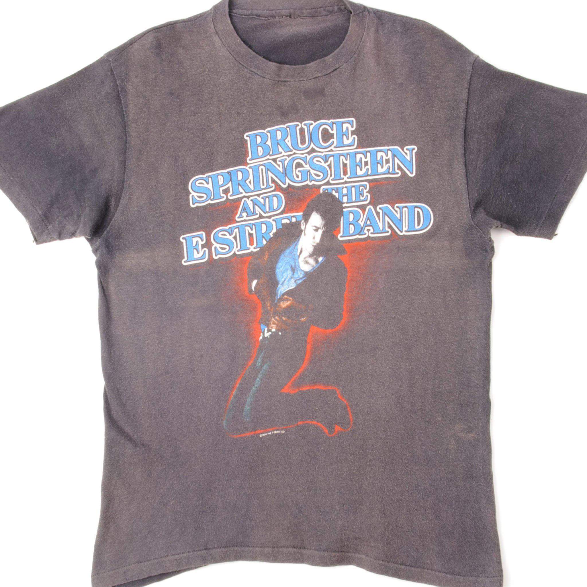 Vintage Bruce Springsteen Born in the USA Tour 1984-1985 T-Shirt - Small Size, 100% Cotton, Made in USA - Perfect for Concerts, Music Festivals & Retro Fashion