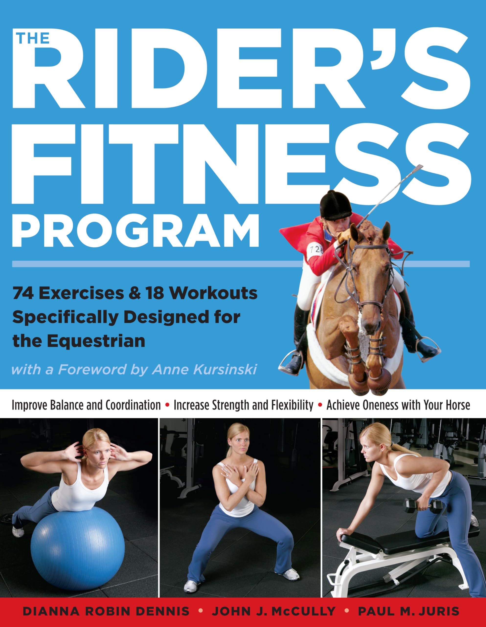 Equestrian Fitness Program: 74 Horse Riding Exercises & 18 Workouts for Riders - Improve Strength, Balance & Performance for Dressage, Jumping & Trail Riding