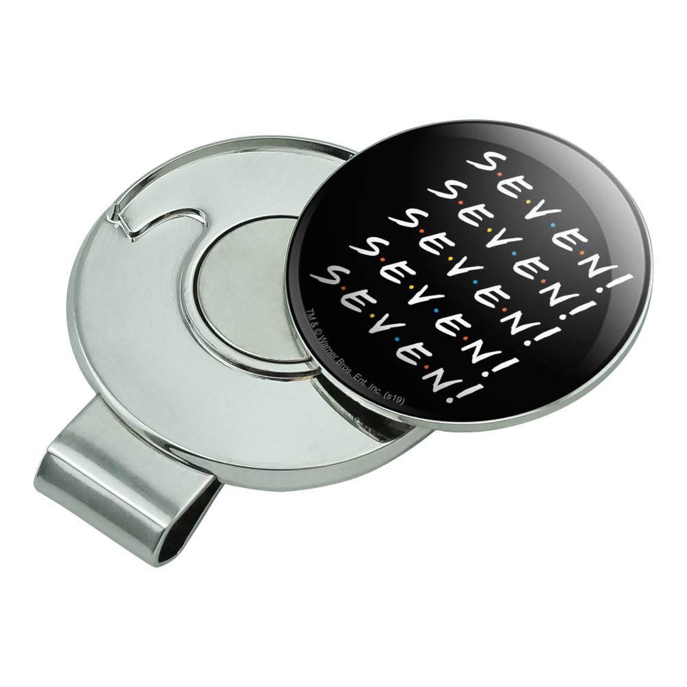 Friends TV Show Themed Magnetic Golf Hat Clip with Ball Marker - Perfect for Golf Enthusiasts & Fans of the Show - Ideal for Golf Courses, Tournaments & Casual Play