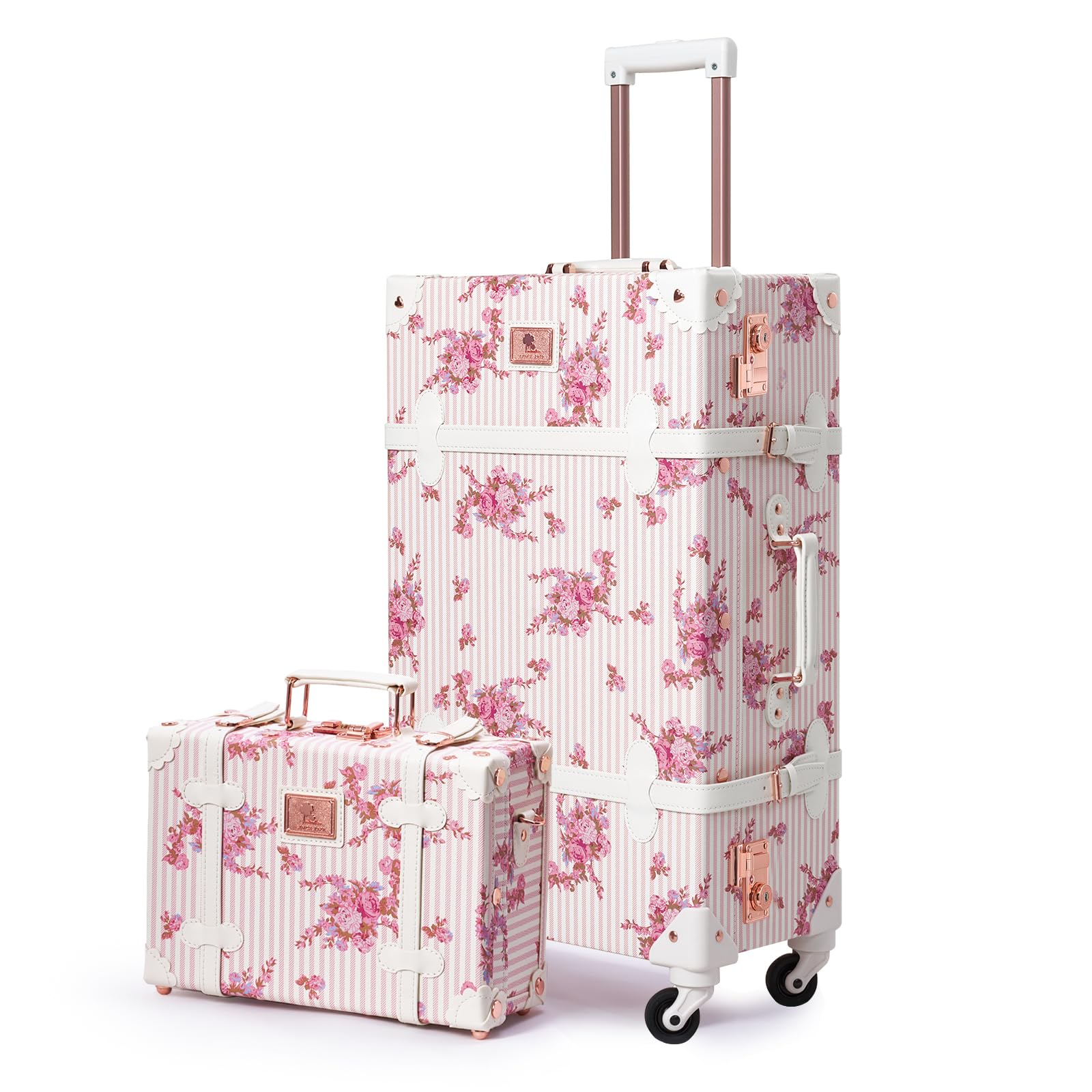 Vintage 2-Piece Suitcase Set - 26