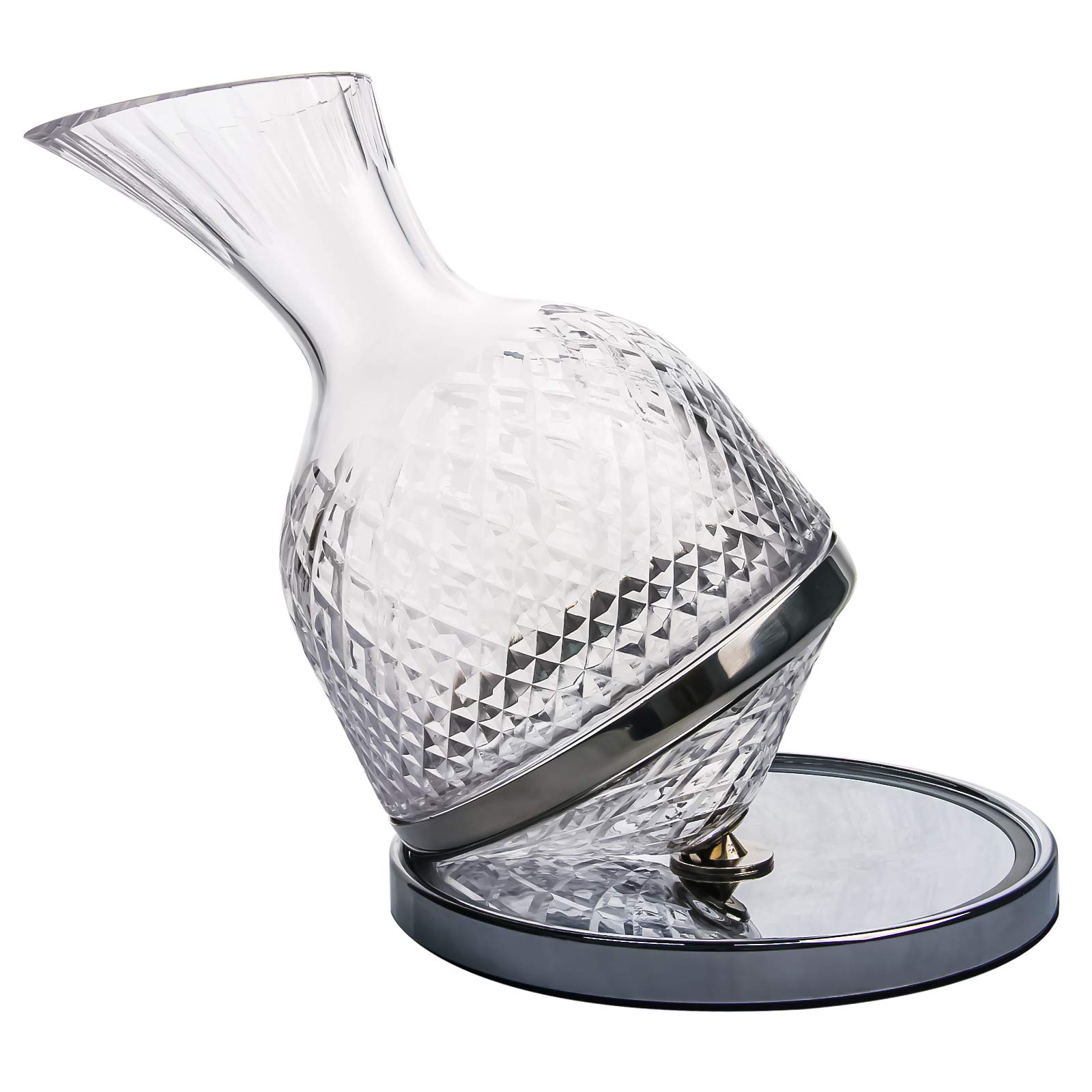 UMEIED Lead-Free Crystal Wine Decanter - Hand Blown Glass Decanter for Red Wine, Perfect Wine Accessory Gift for Mother's Day, Anniversary & Housewarming | Elegant Aeration for Cabernet, Merlot & Pinot Noir